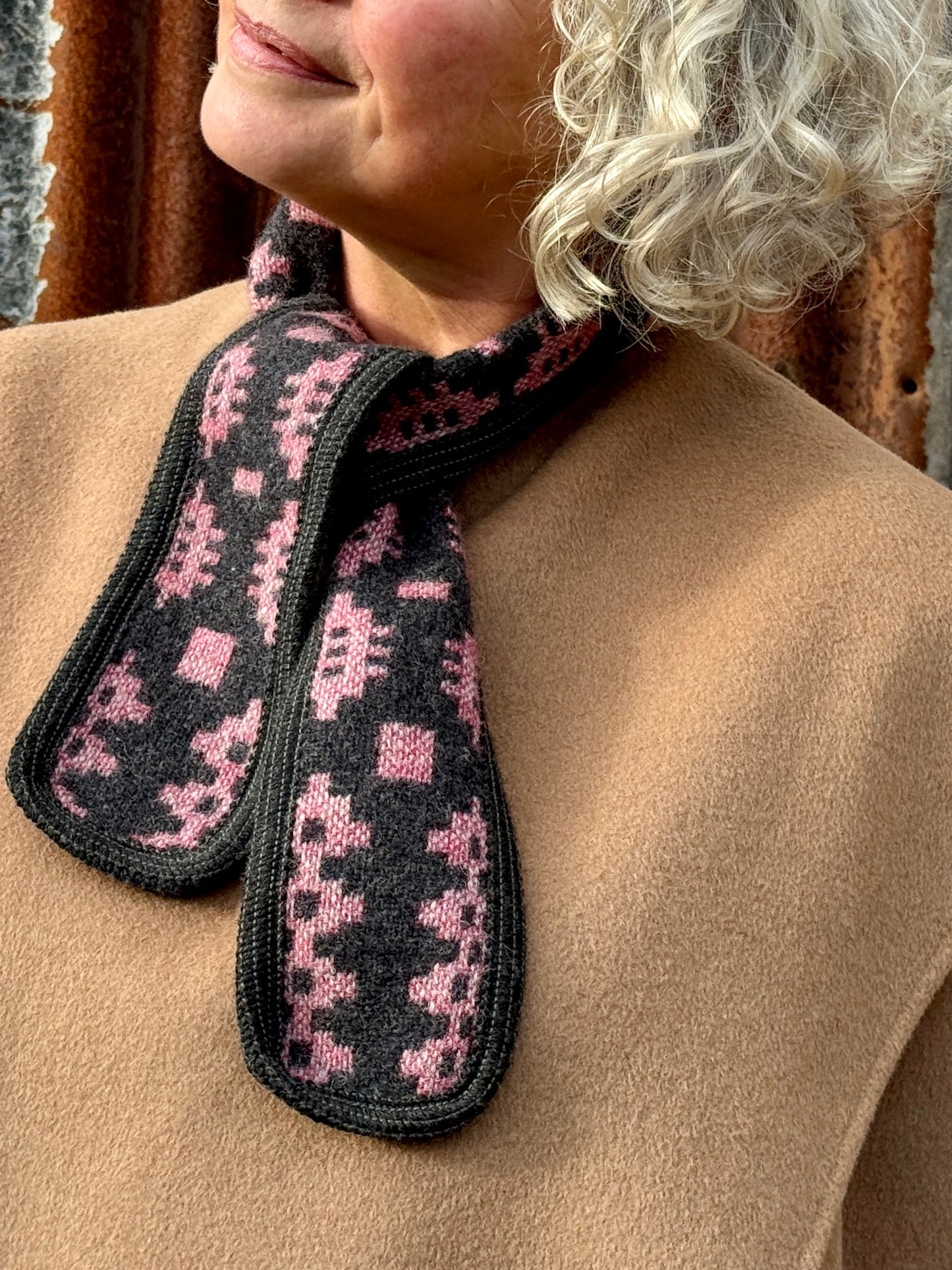 Cwtch Scarf - Sand & Denim
