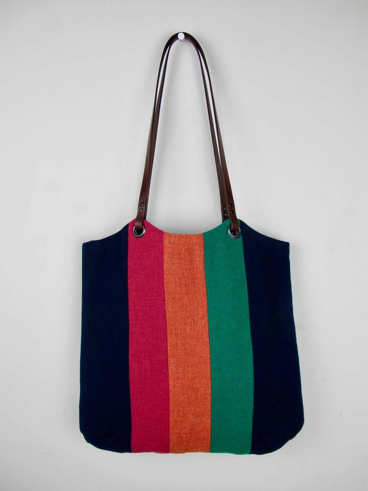 Blockwork Tote Bag - old school navy IV