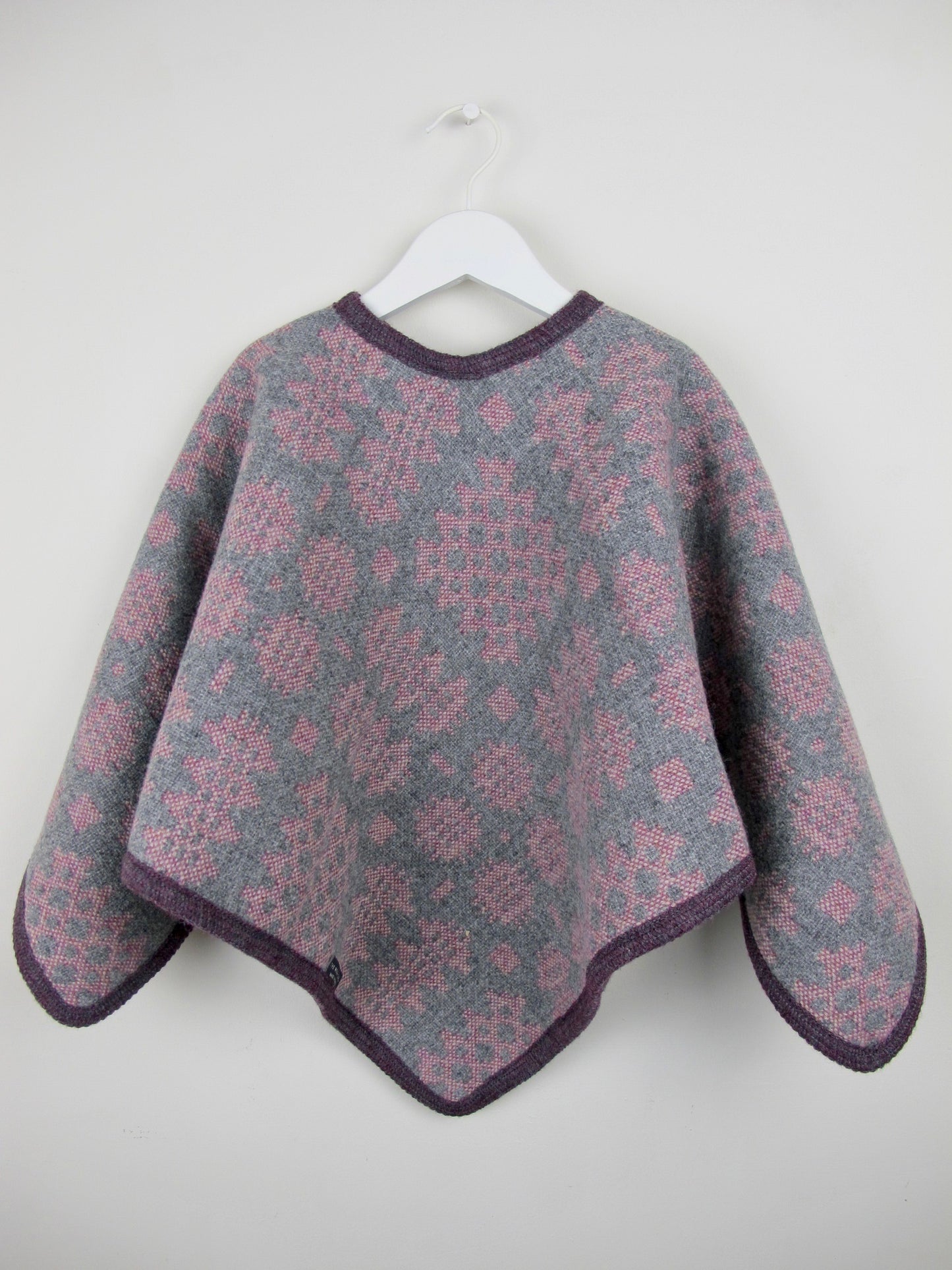 Vintage Berry - Child Poncho
