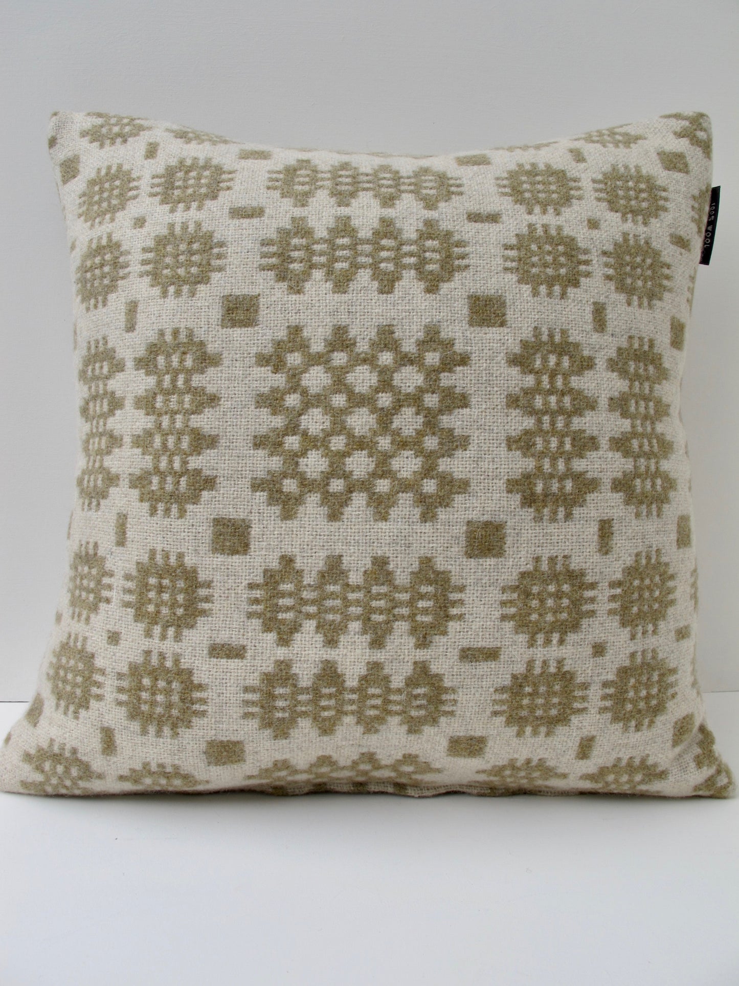 Sand and natural Tapestry Cushion - 18"