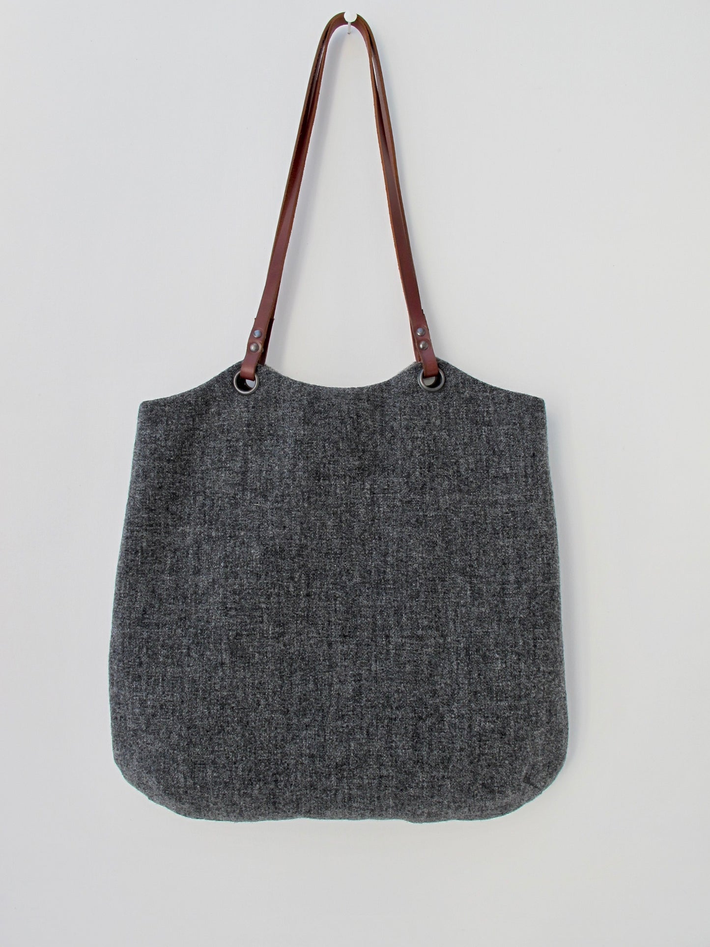 Blockwork Tote Bag - grey block III