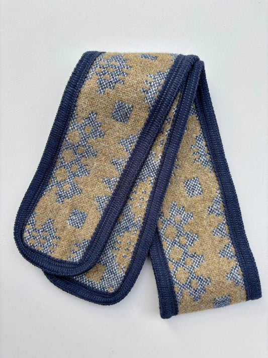 Cwtch Scarf - Sand & Denim