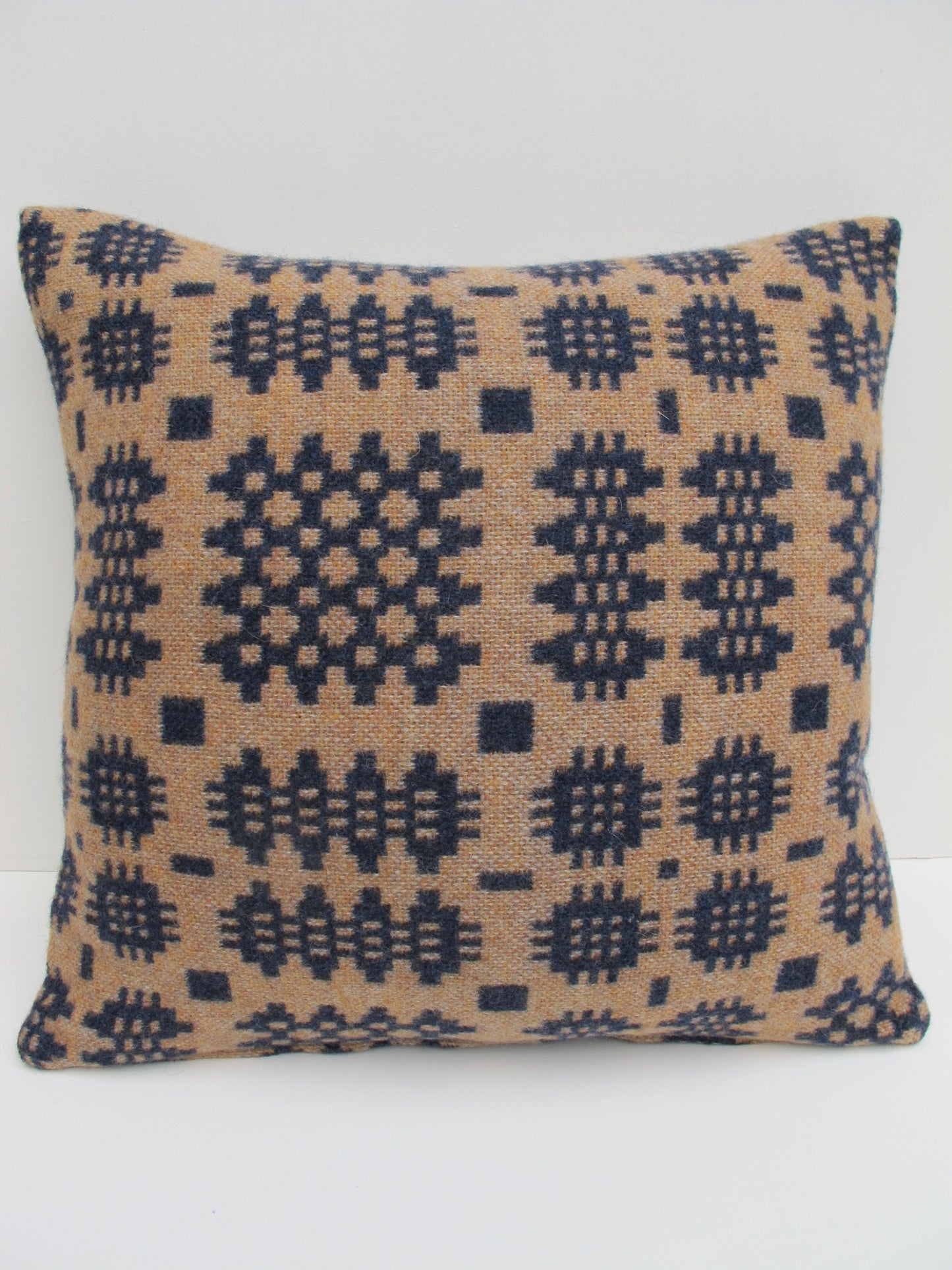 Indigo Blue & Mixed Spice Cushion - 18"