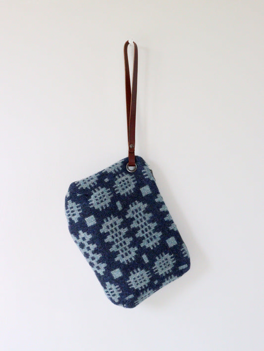 Indigo & Aqua I Wristlet Bag