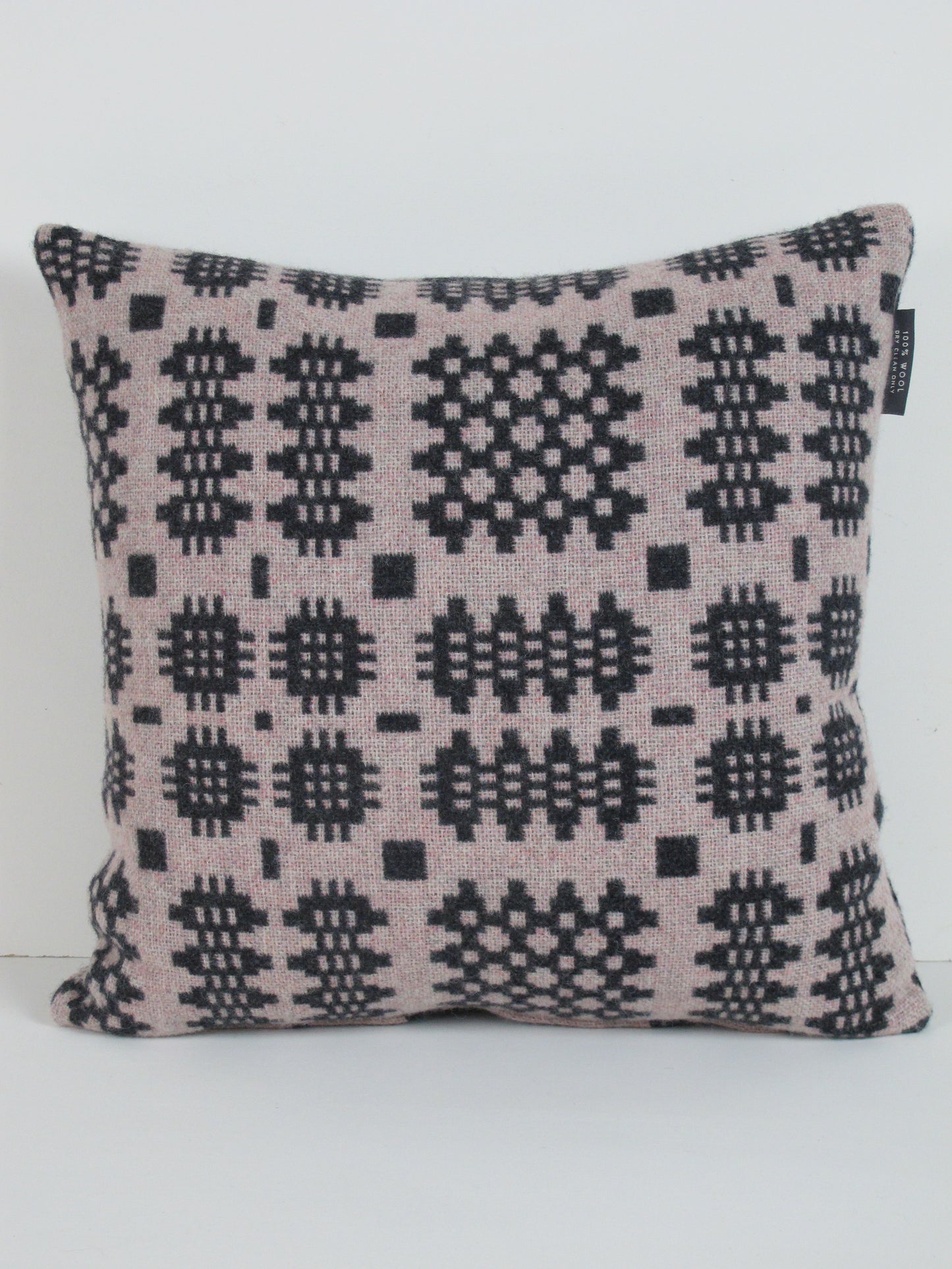 Graphite & Blush Cushion - 18"