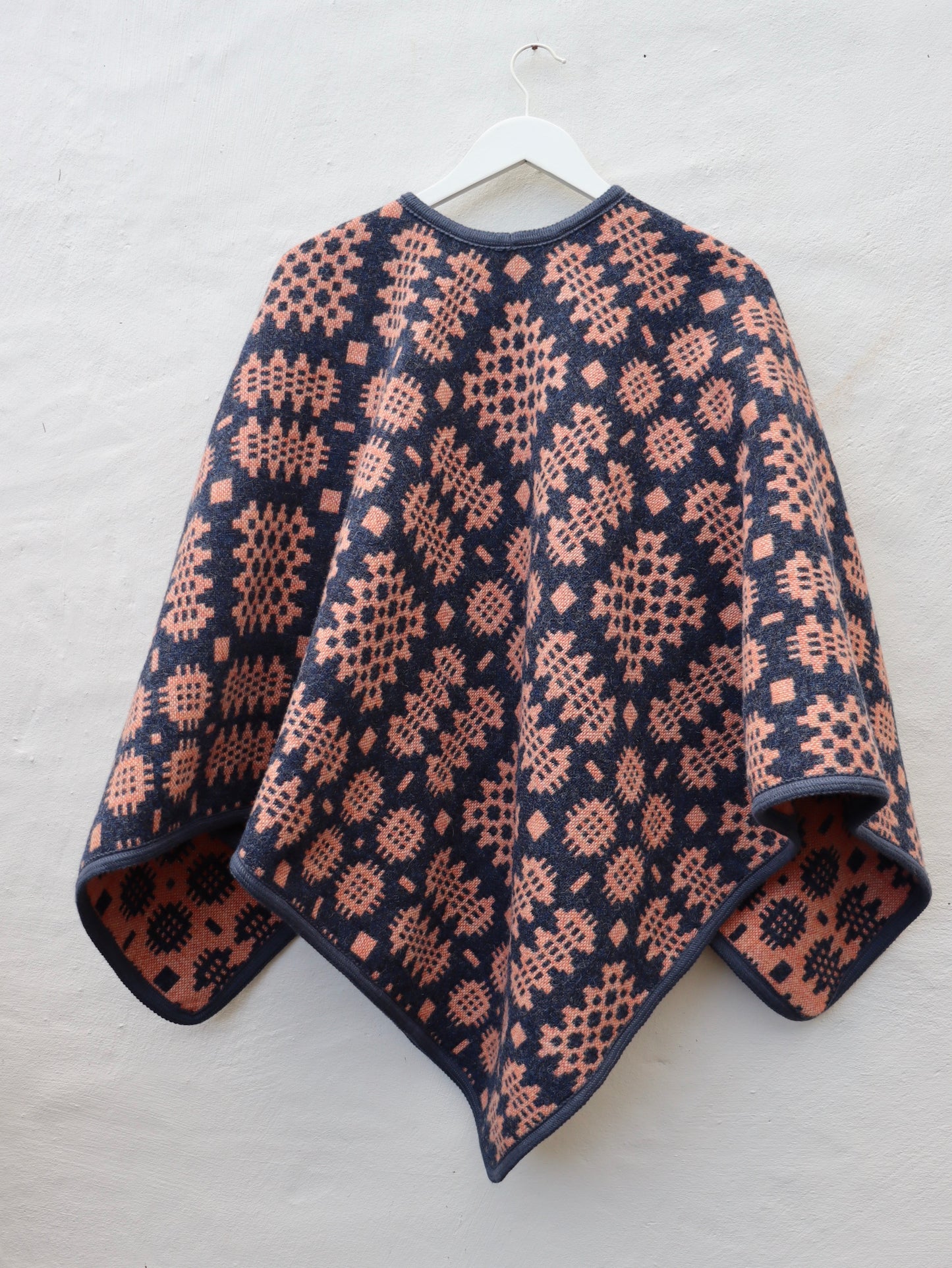 Indigo & Tangerine Adult Poncho