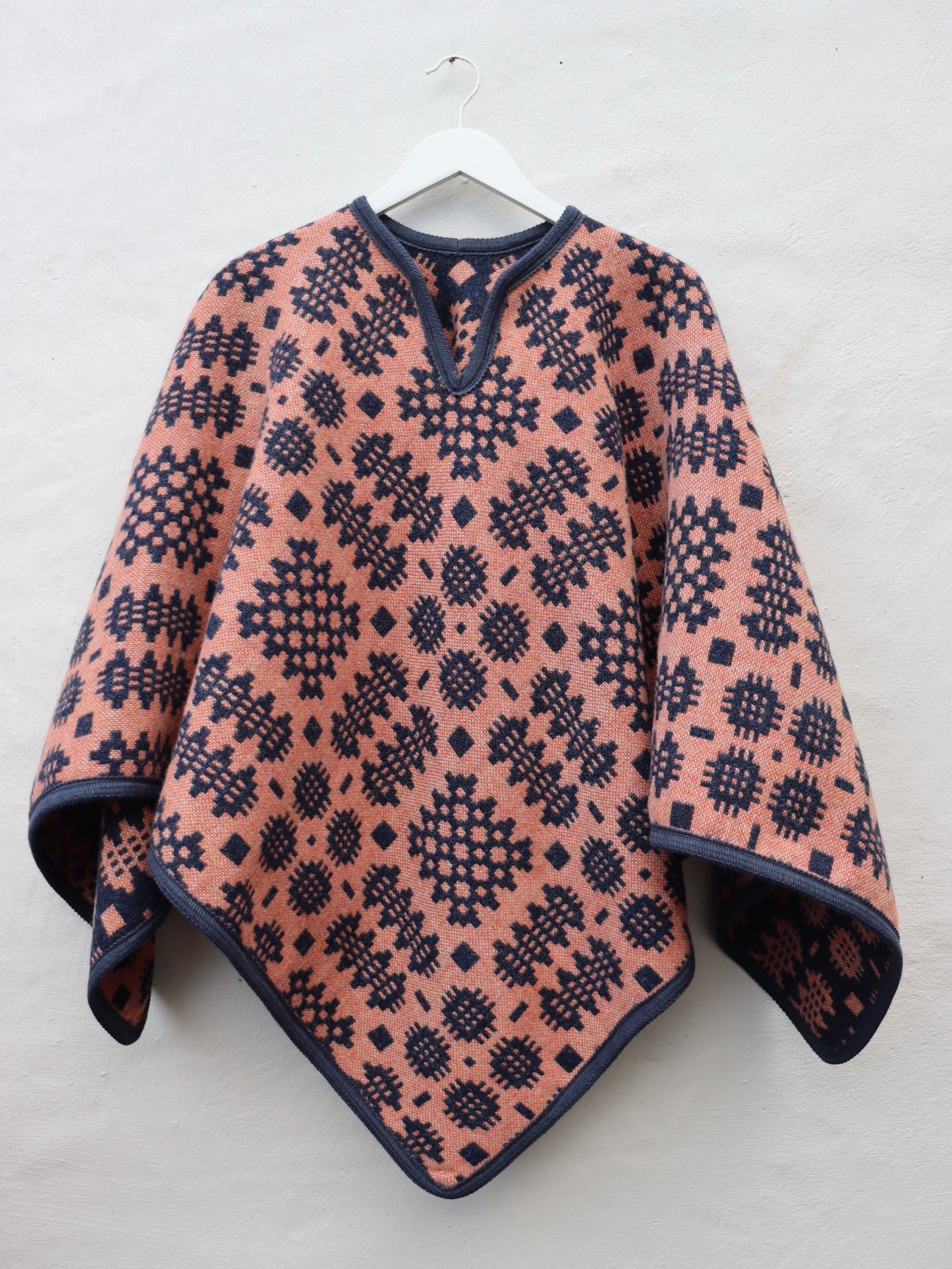 Indigo & Tangerine Adult Poncho