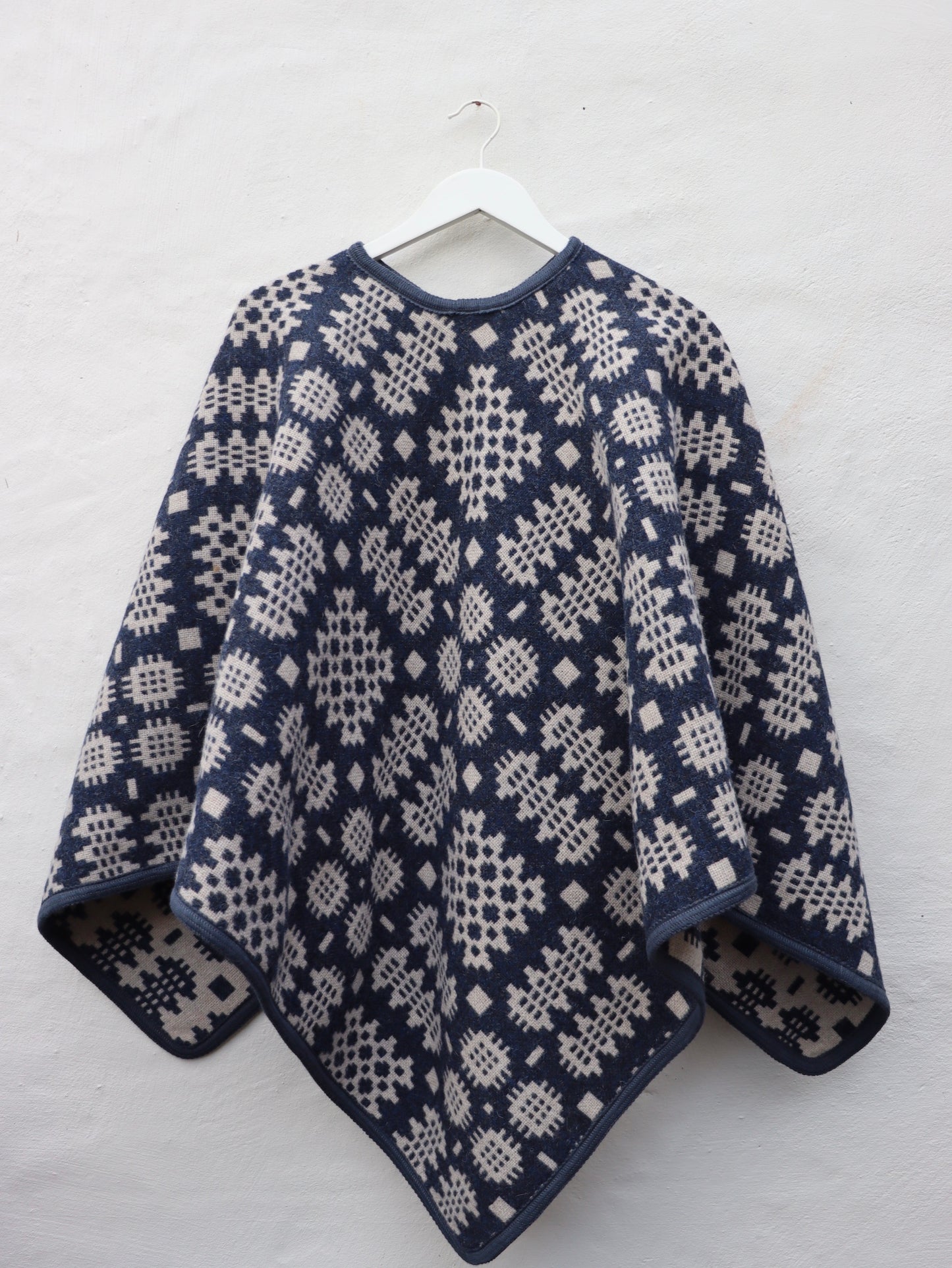 Indigo & Oat Adult Poncho