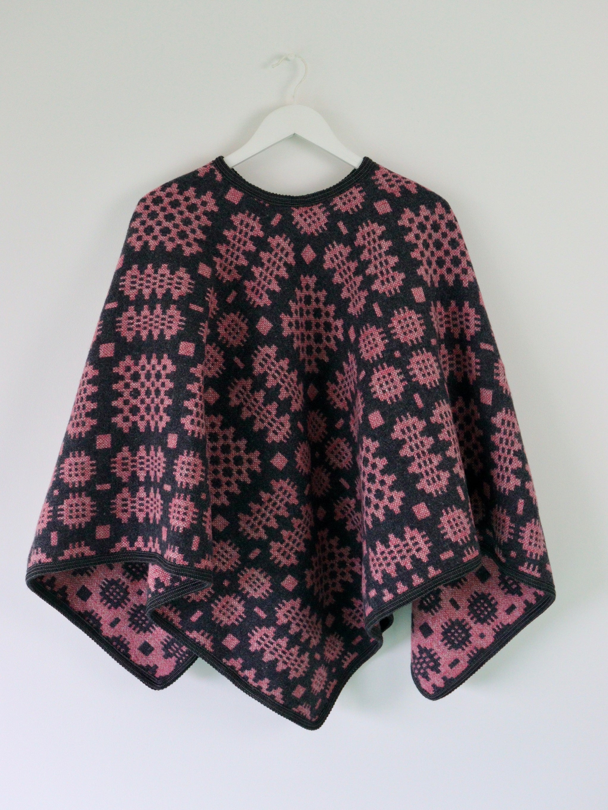 Coal & Berry Adult Poncho THE WELSH GIRL
