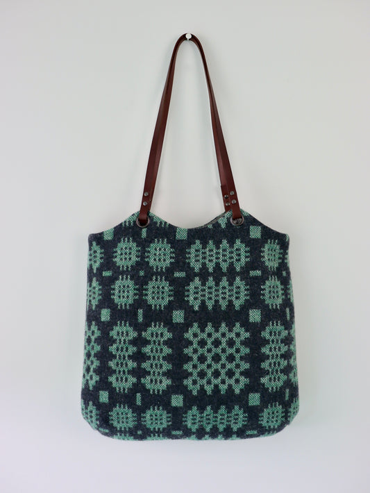 Tapestry Tote - Coal & Holly I