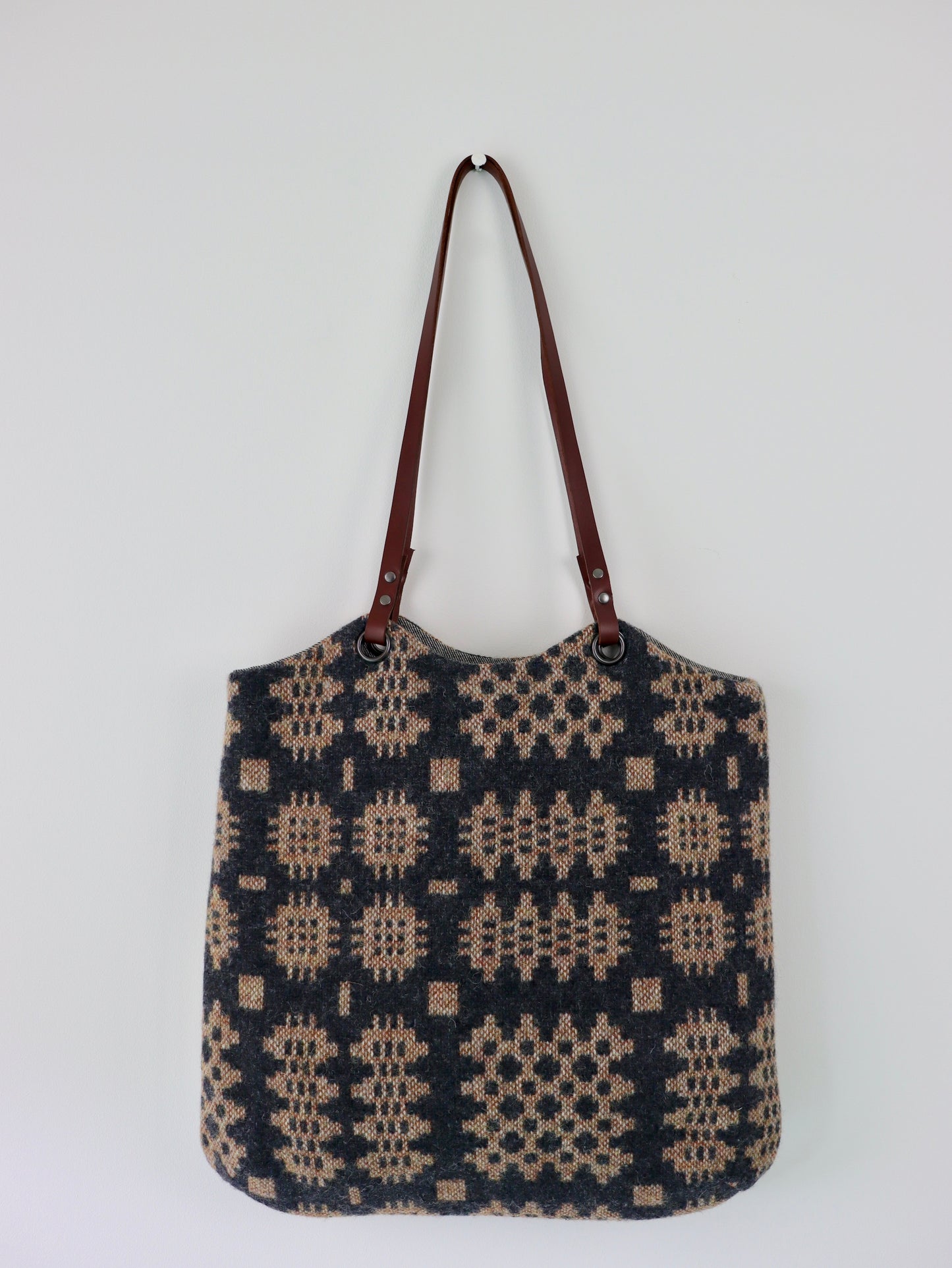 Tapestry Tote - Coal & Toffee I