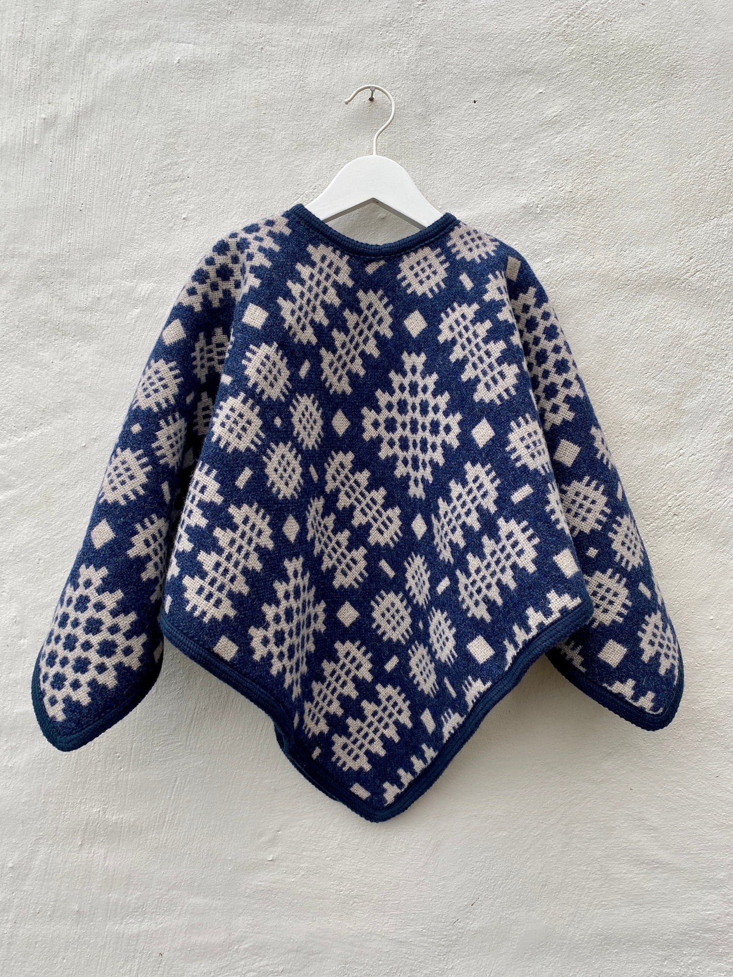 Indigo & Oat - Child Poncho