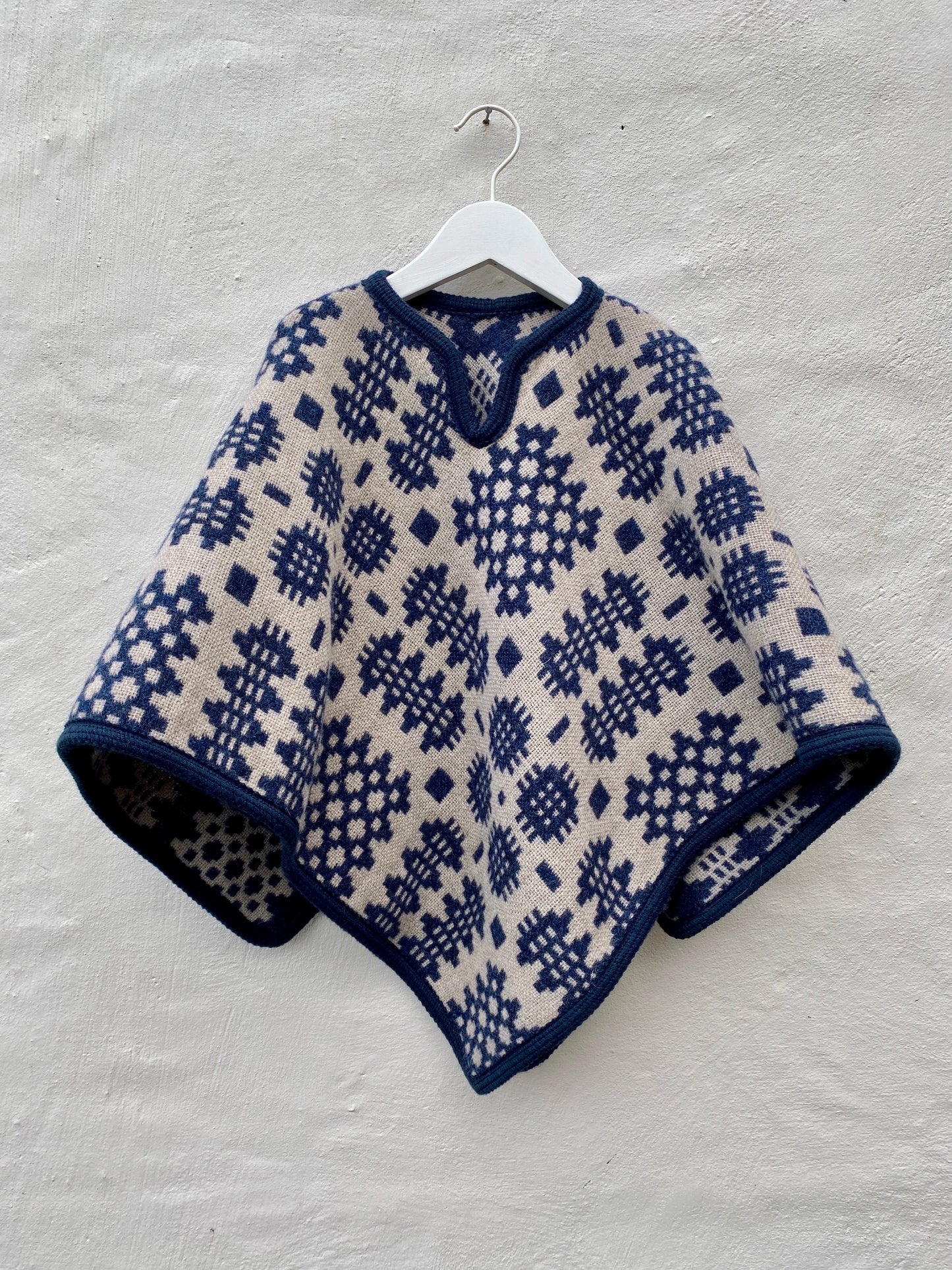 Indigo & Oat - Child Poncho