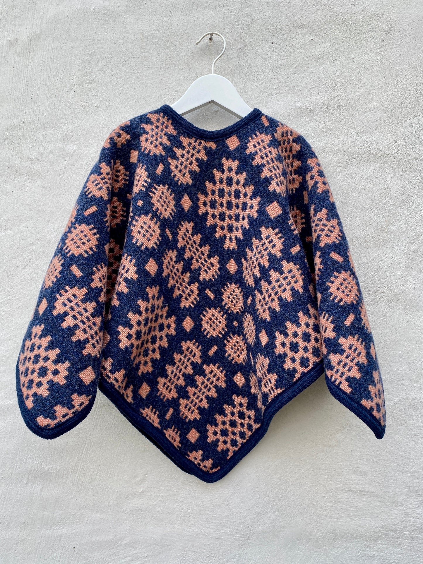 Indigo & Tangerine - Child Poncho