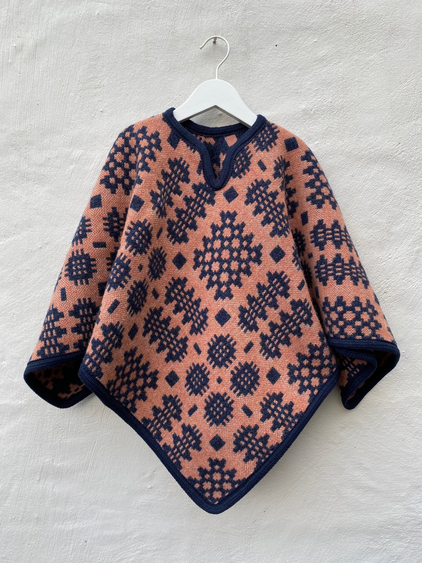 Indigo & Tangerine - Child Poncho