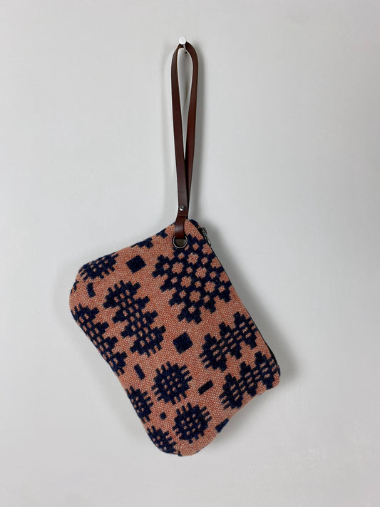 Indigo & Tangerine II Wristlet Bag