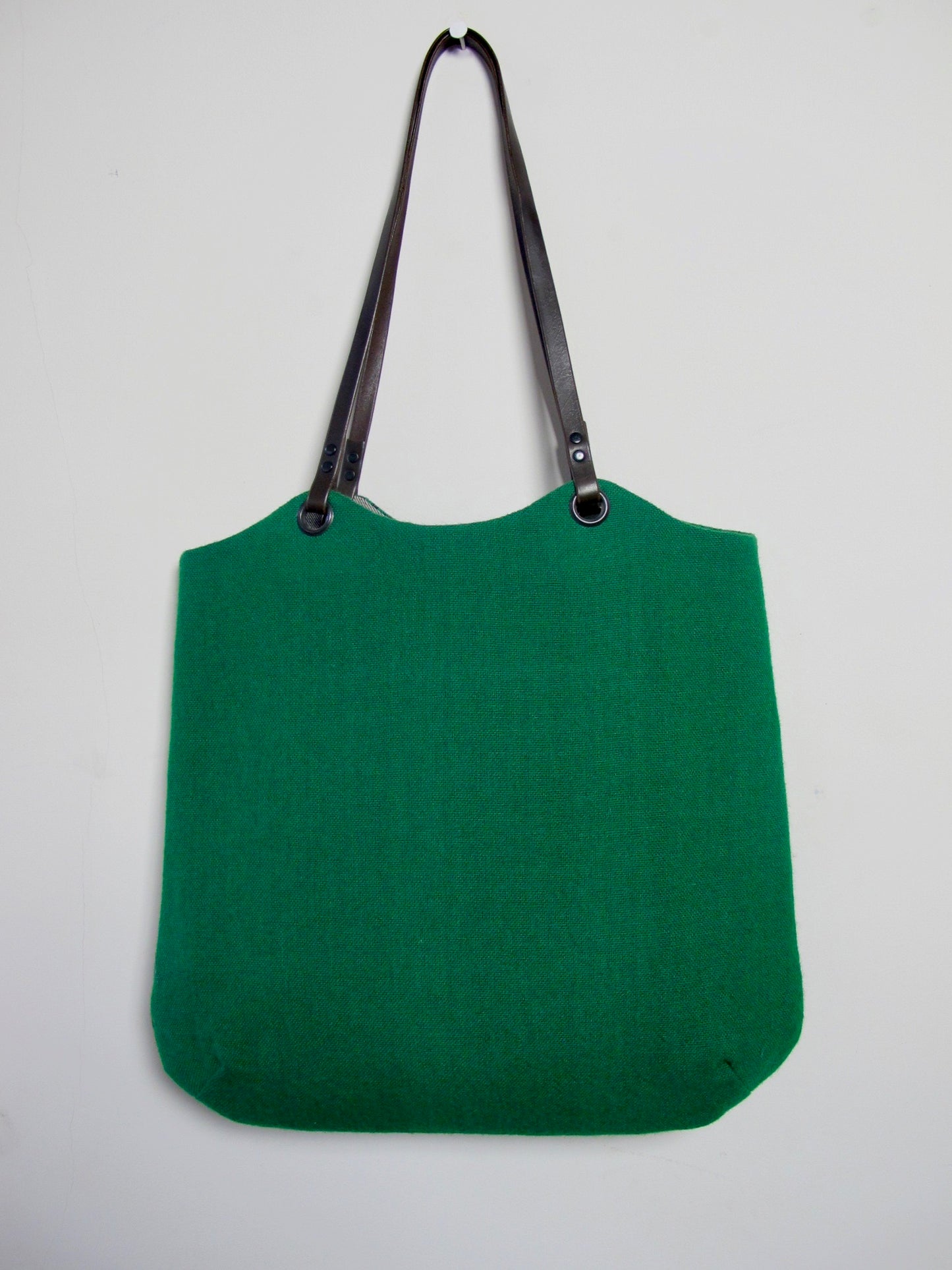 Patchwork Tote Bag - green block I