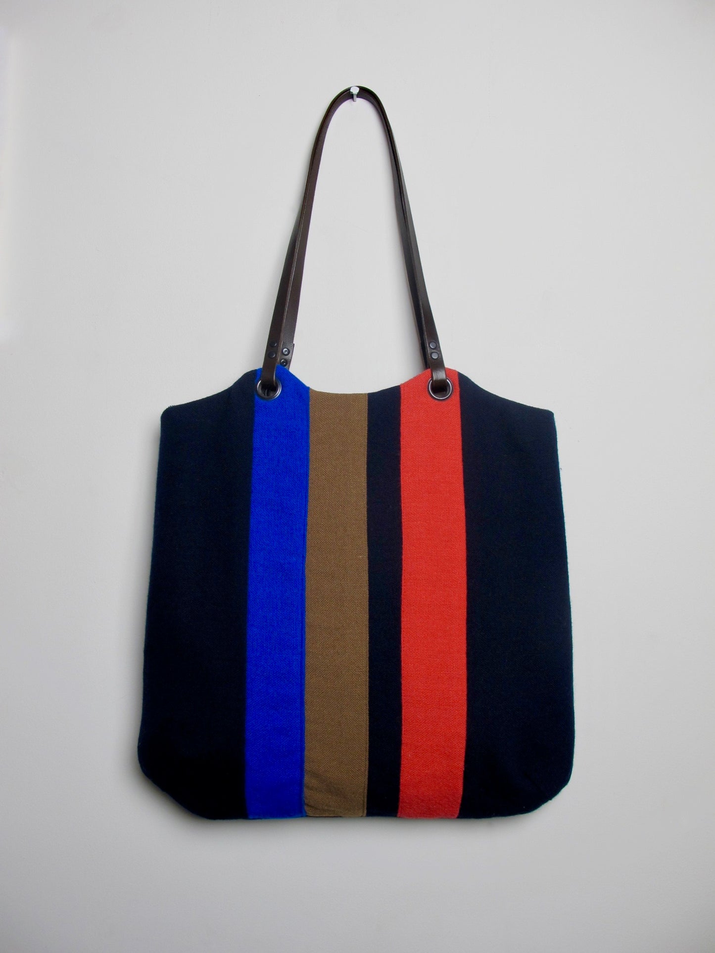 Blockwork Tote Bag - old school navy II