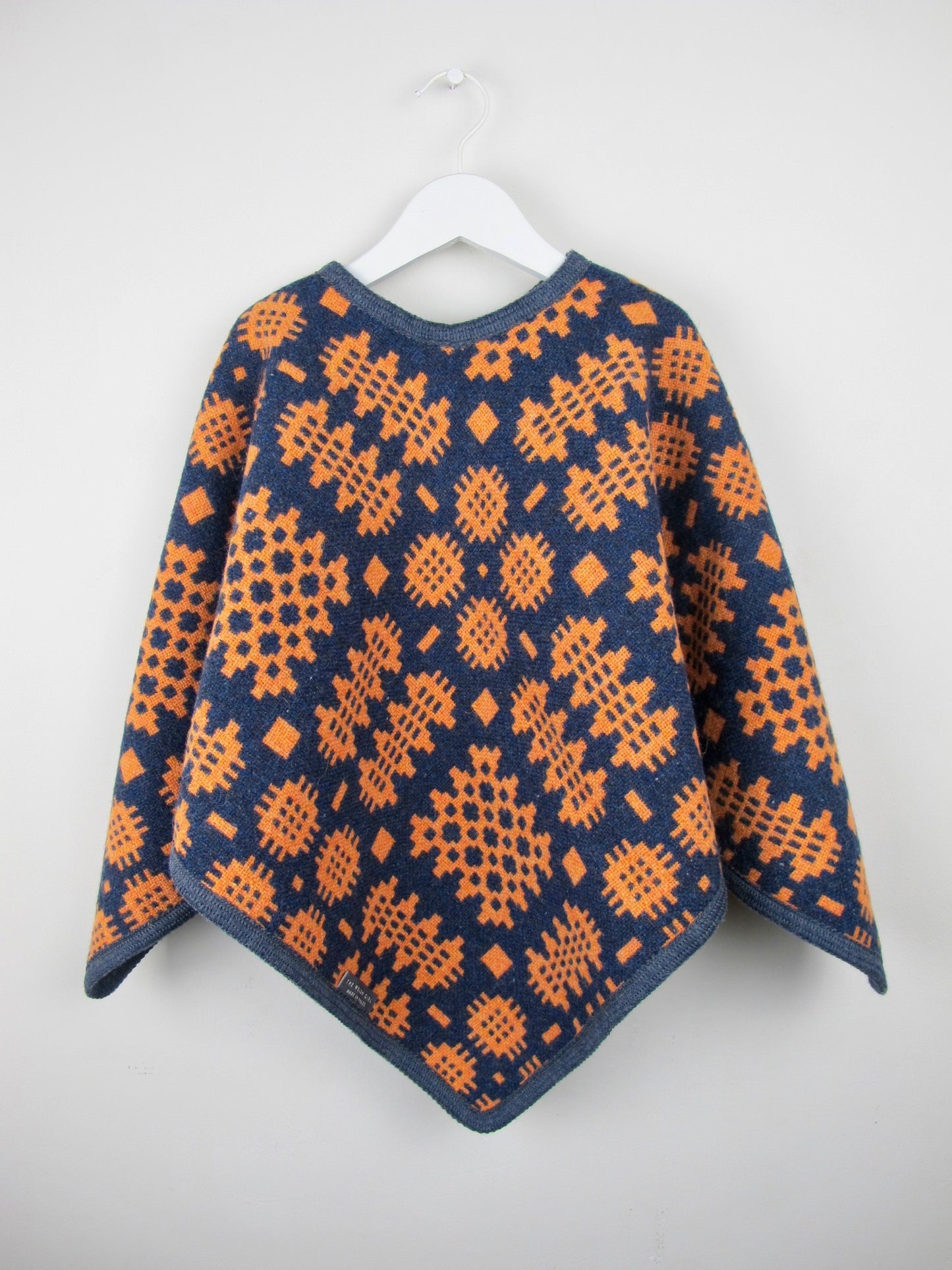 Clementine & Navy - Child Poncho