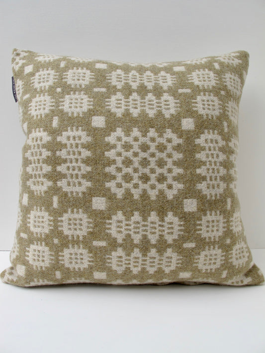 Sand and natural Tapestry Cushion - 18"