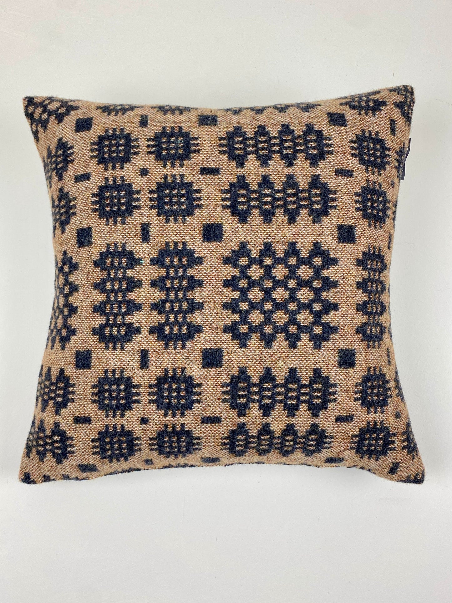 Coal & Toffee Tapestry Cushion - 18"